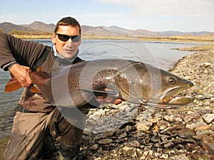 Fishing - taimen fishing in Mongolia