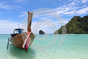 Fishing thai boats at tup island, Krabi Province