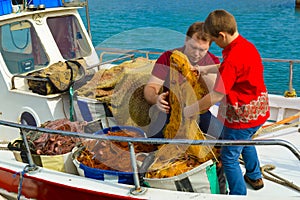 fishing together