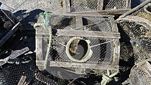 A Fishing tool in a port photo