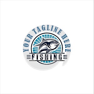 Fishing Tournament vector design logo collection