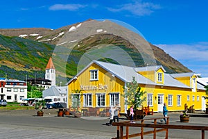 The fishing town Siglufjordur