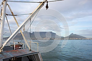 Fishing Trawler entering Table Bay