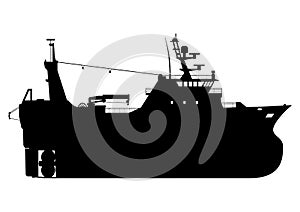 Fishing trawler.