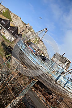 Fishing trawler wreck Hastings