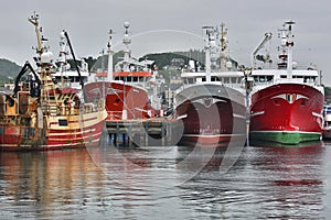 Fishing Trawlers in Killybegs Docks - Ireland