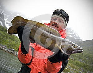 Fishing trophy - torsk