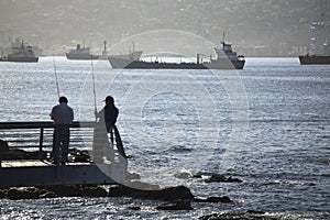Fishing in Valparaiso