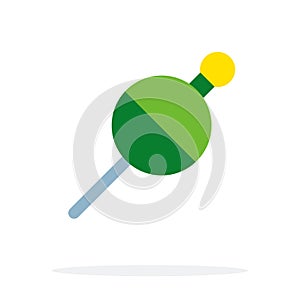 Fishing vector icon flat isolated