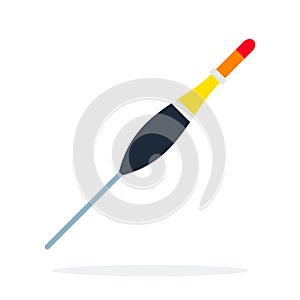 Fishing vector icon flat isolated