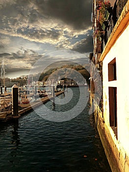 Fishing village in the Basque Country