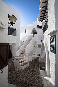 Fishing village of Binibeca, Menorca, Spain