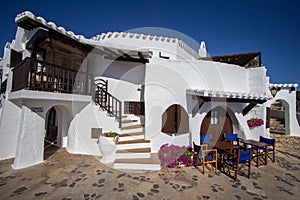 Fishing village of Binibeca, Menorca, Spain