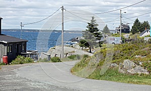 A fishing village called Blue Rocks Nova Scotia Canada.