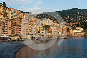 Fishing village of Camgoli, Italy