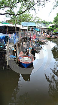 The fishing village and coastal fisheries.