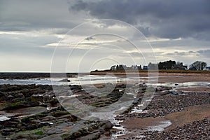 The Fishing Village of Easthaven, on the East Coast of Scotland close to Carnoustie.