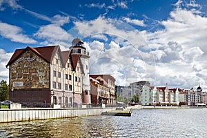 Fishing Village - ethnographic center. Kaliningrad (until 1946 Koenigsberg), Russia