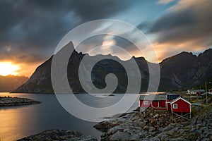 Fishing village Hamnoy -