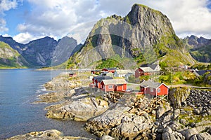 Fishing village in Lofoten