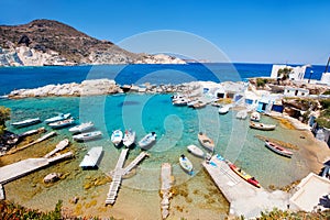 Fishing village of Mandrakia on Milos island