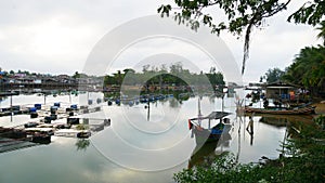 Fishing village in Narathiwat, southern Thailand