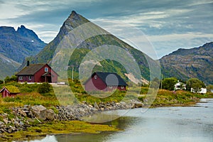 Fishing village in Norway