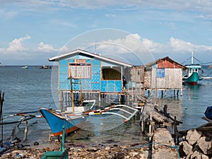 Fishing village in The Philippines