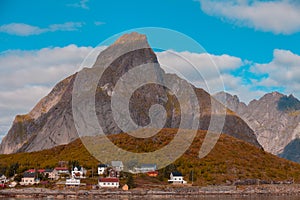 Fishing village Reine. Lofoten, Norway.