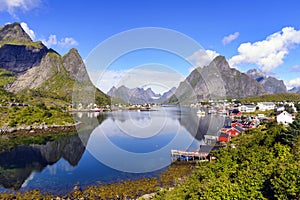 The fishing village of Reine, Norway