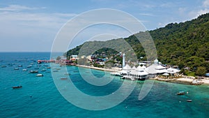 Fishing Village, small town in Perhentian Kecil island, Malaysia