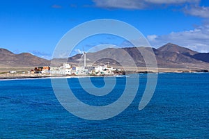 fishing village south of Fuerteventura