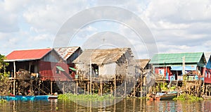 Fishing Village on stilts Cambodia
