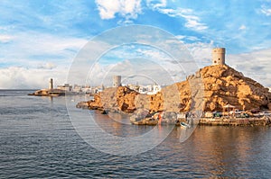 The fishing village of Sur, Oman