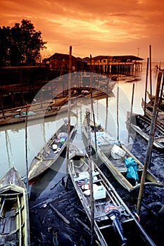 Fishing Village at Tanjung Piai