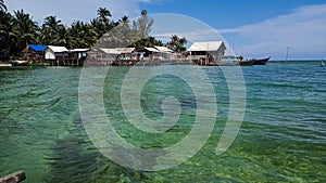 A fishing village in Teluk Buton, Natuna