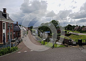 Fishing village Termunterzijl in the Netherlands photo
