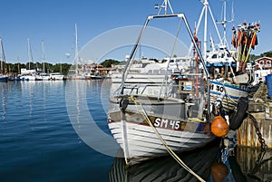 Fishingboats Nynashamn archipelago town