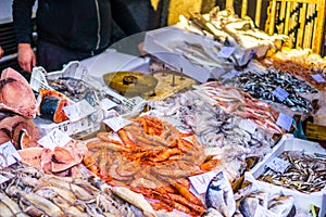 Fishmarket in Sicily, Catania photo