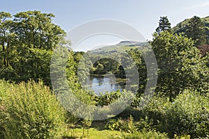 The Fishpond, Craig-y-Nos Country Park, Pen-y-cae, Brecon Beacons National Park, Powys, South Wales, UK photo