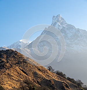 Fishtail Mountain in the Morning Light