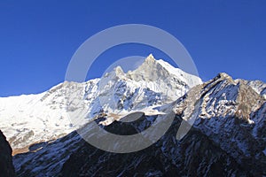 Fishtail peak in Nepal