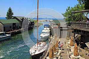 Fishtown in Leland, Michigan