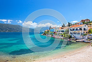 Fiskardo village, Kefalonia island photo