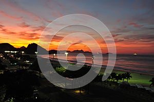 Fisrt sunset in Rio