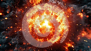 fission exploding nuclear core