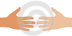 Fist bump icon The concept of power and conflict, competition, Team work, partnership, friendship, struggle. hands clenched fist