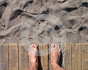 Fist day on the beach