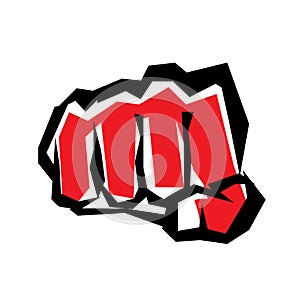 Fist stylized symbol