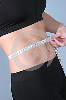 Fit - measuring waist with metric